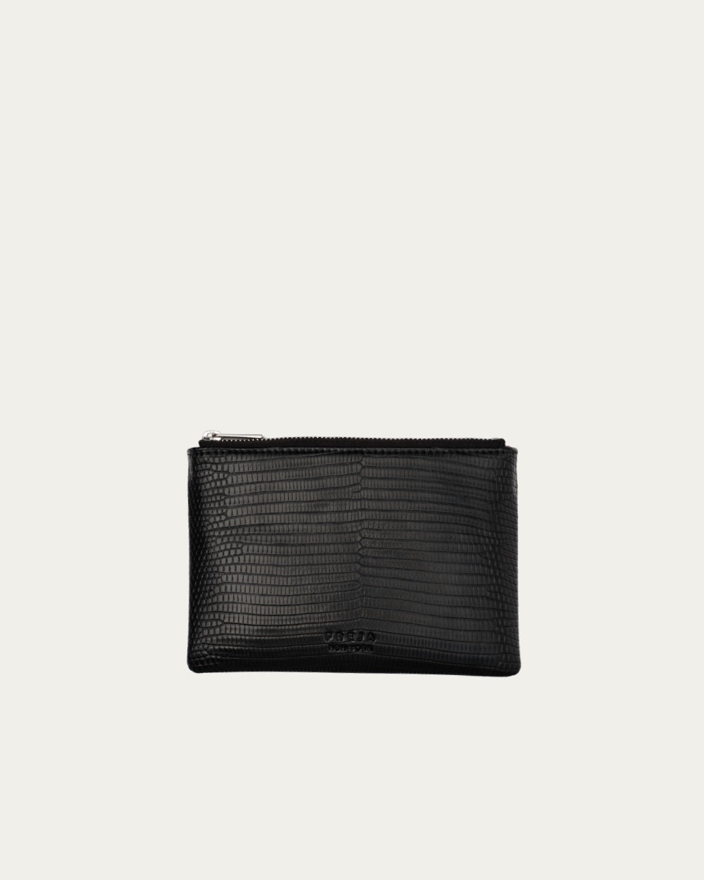 Zip Pouch Black Lizard