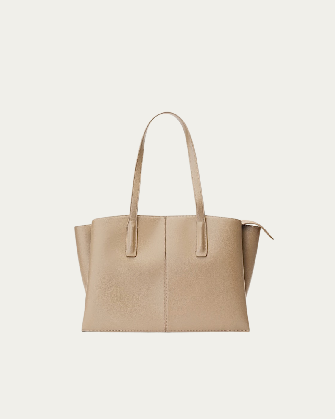 Paloma Tote Latte Luxury Vegan Work Bag Freja New York