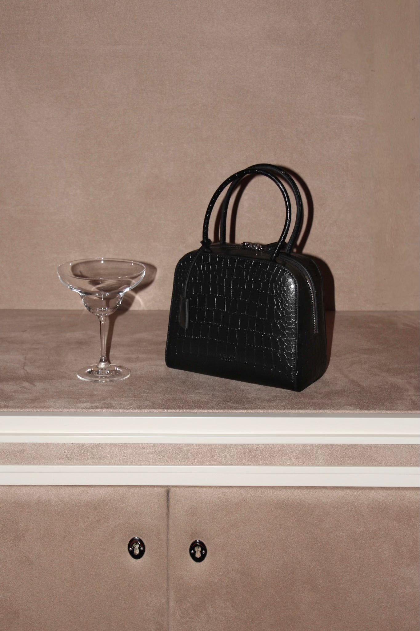 Miro Bag Black Croc
