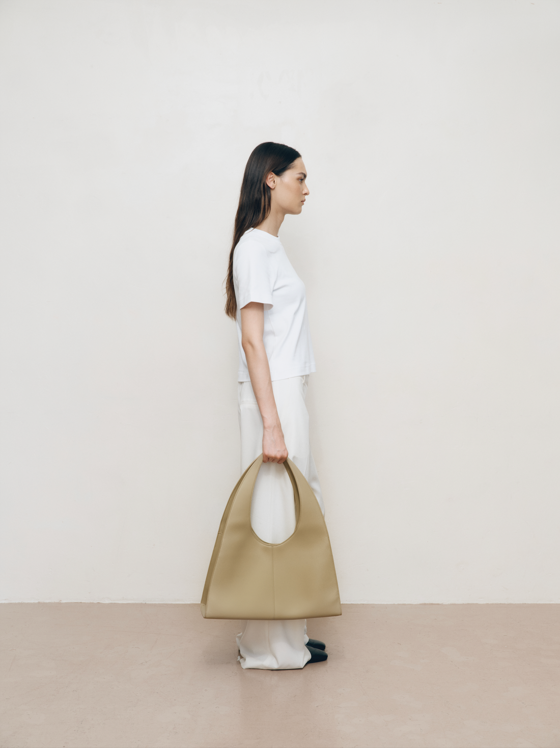 Linnea Tote Latte - Luxury Vegan Work Tote Linnea Tote Latte - Luxury Vegan Work Tote