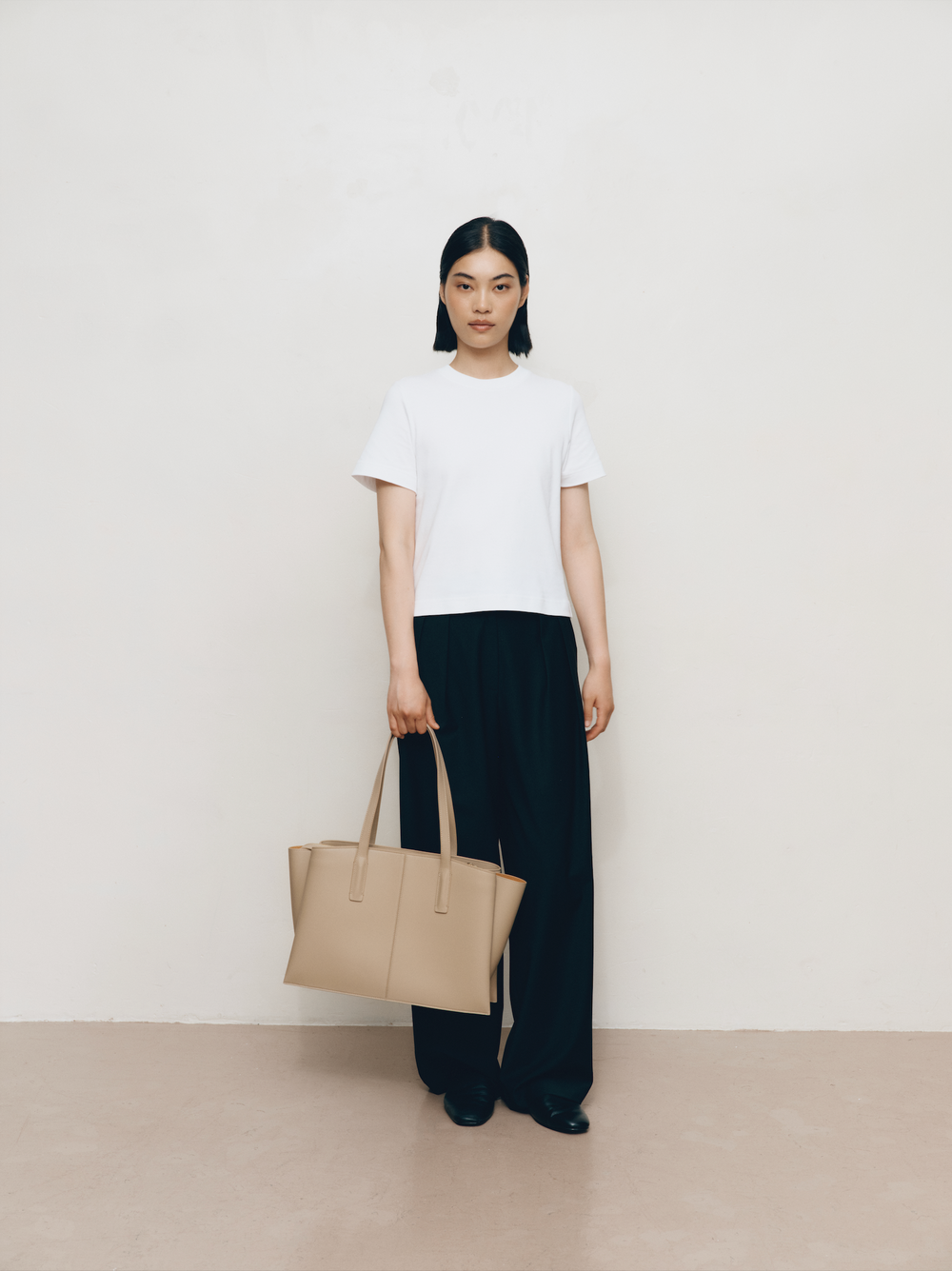 Paloma Tote Latte - Luxury Vegan Work Bag Paloma Tote Latte - Luxury Vegan Work Bag