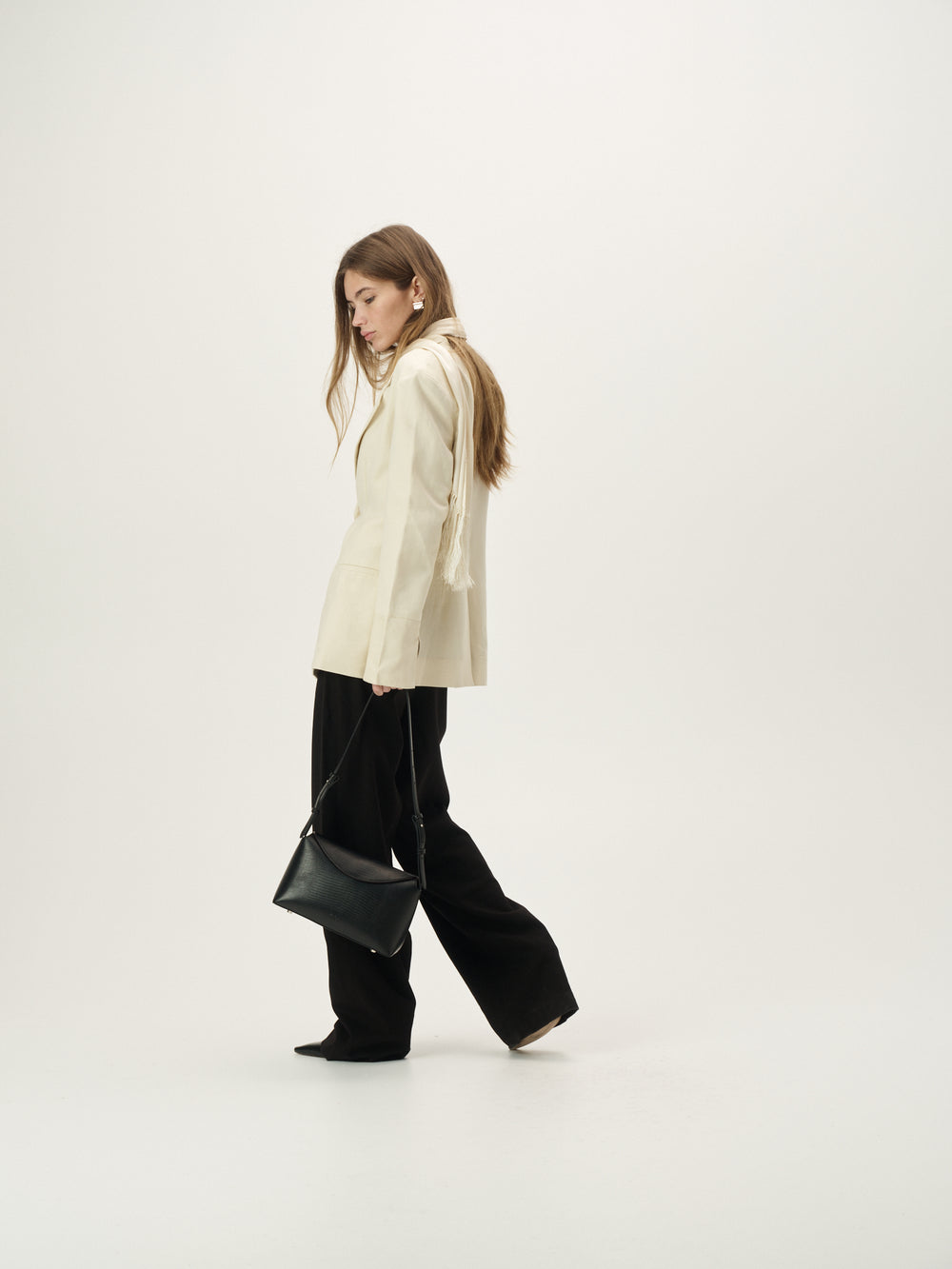 Hudson Bag Black Lizard