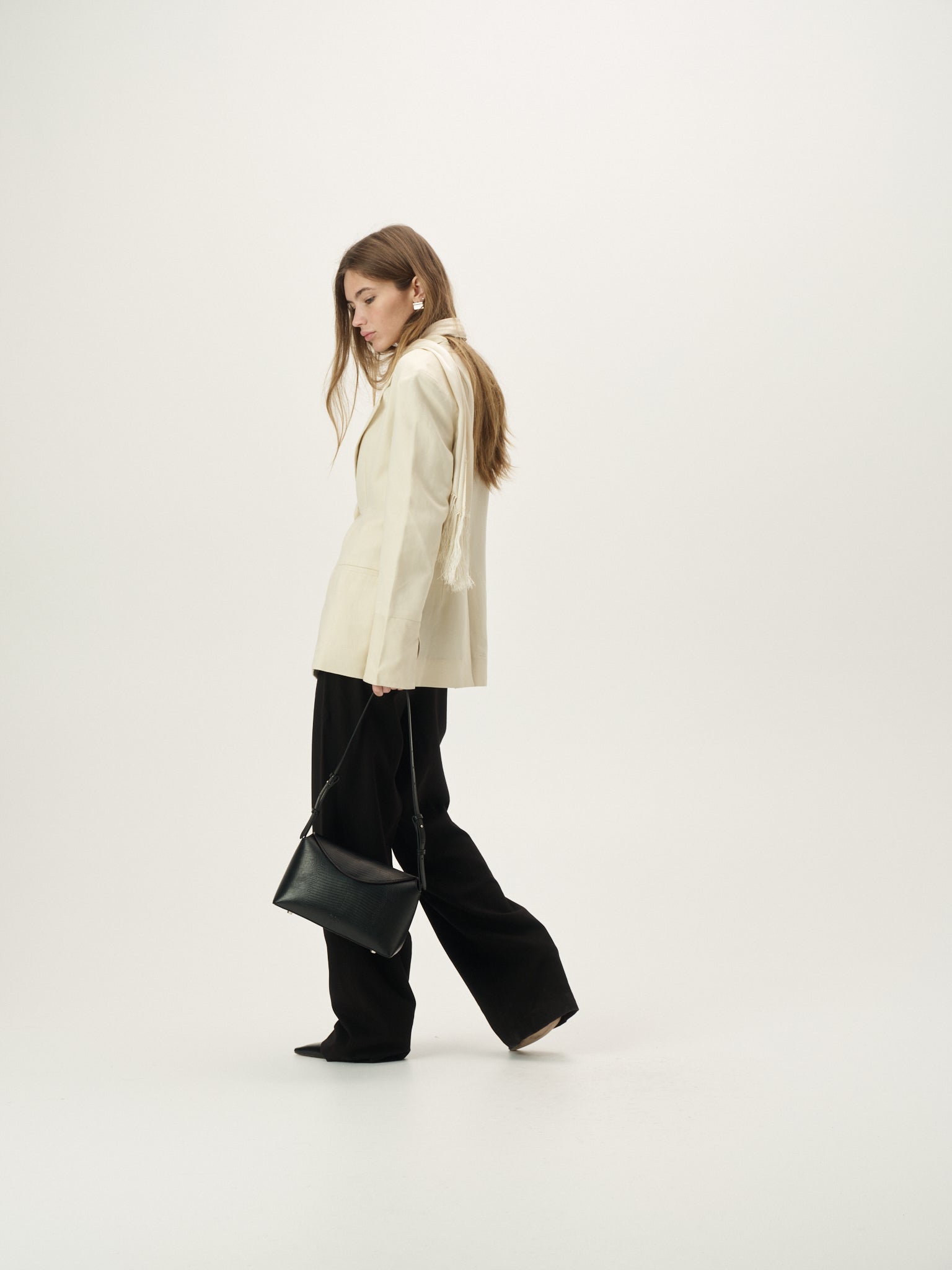 Hudson Bag Black Lizard