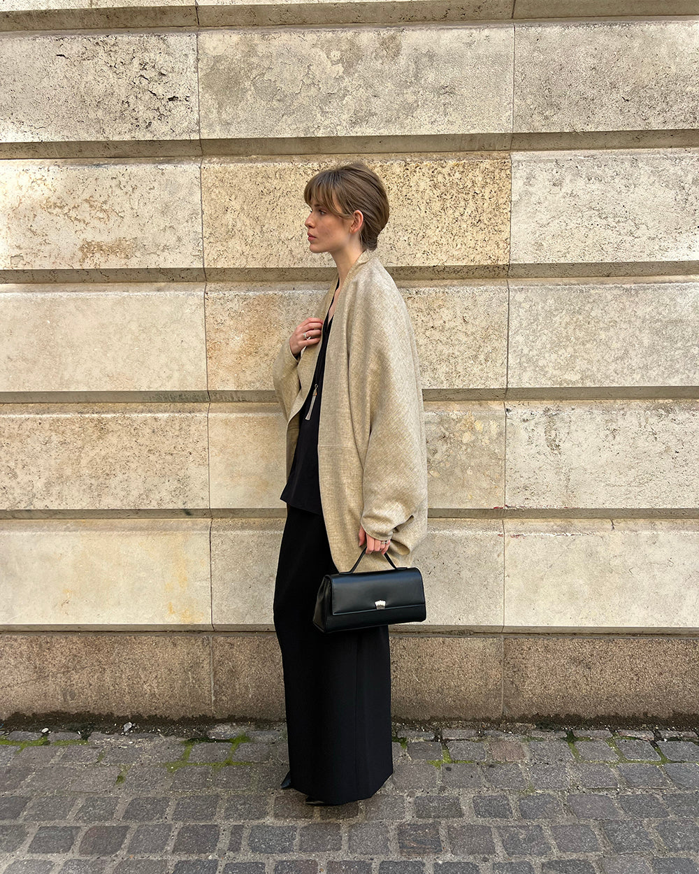 Shell Clutch Black Gloss