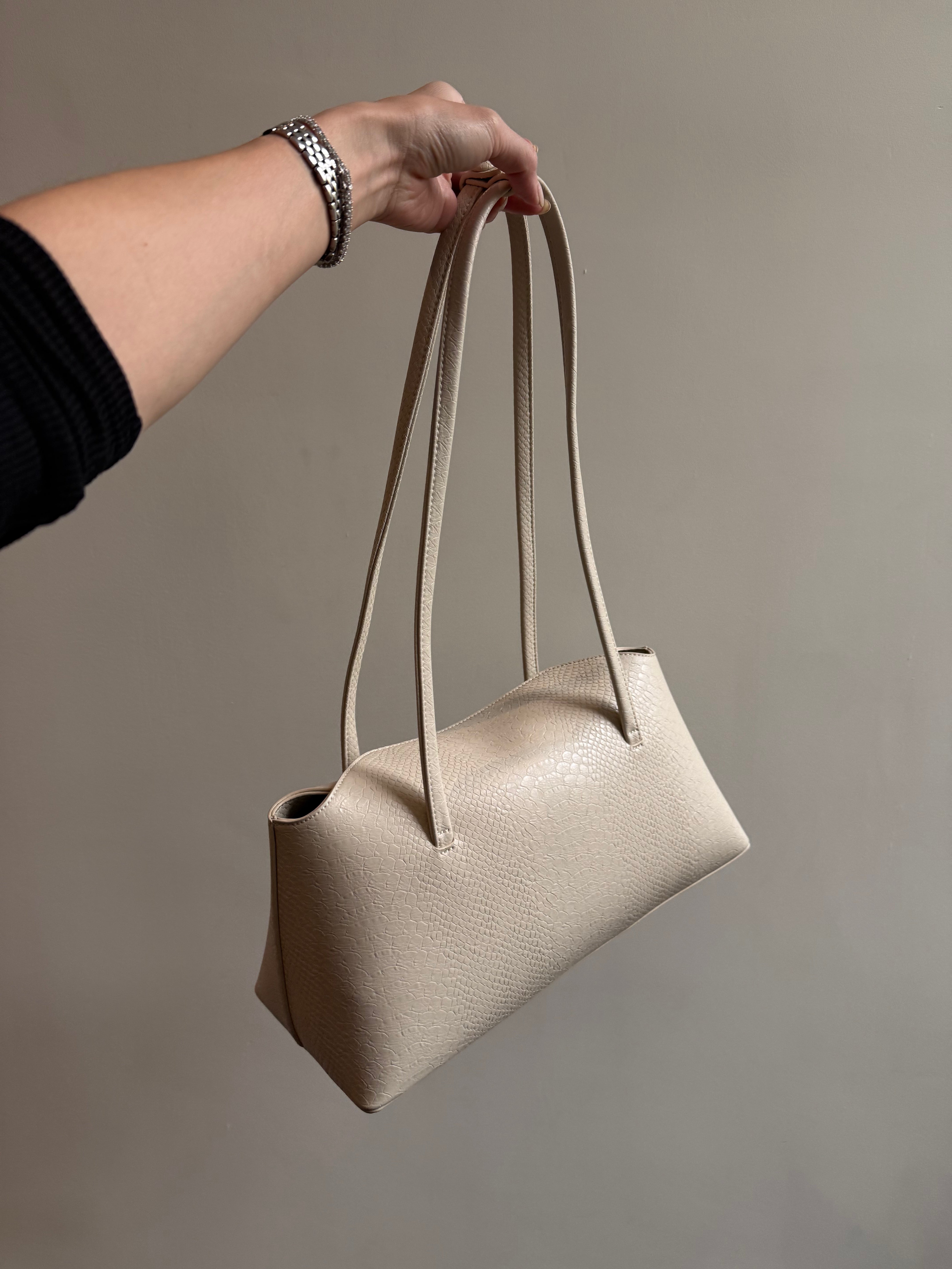 Chrystie Bag Oat Croc - Archive