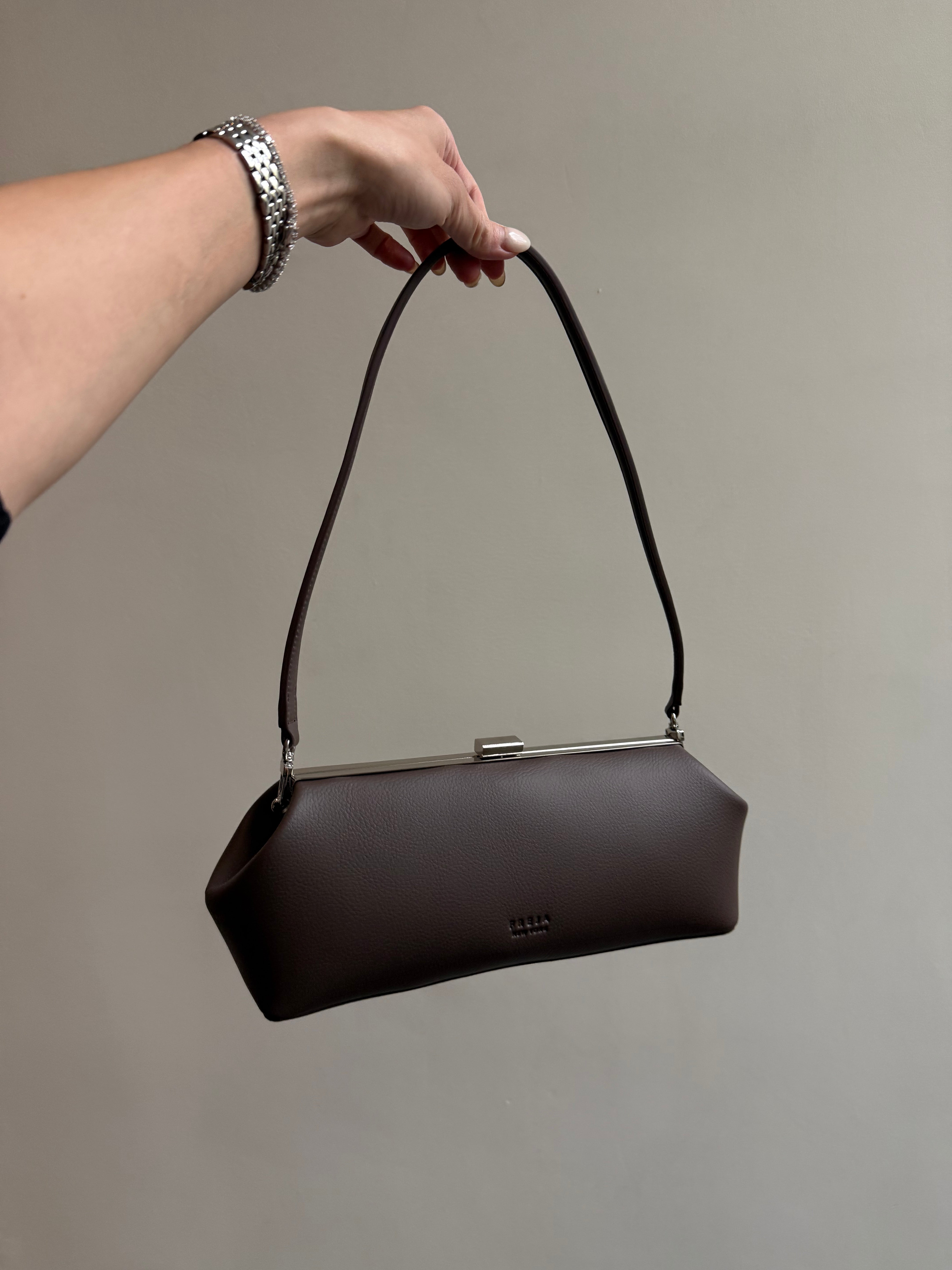 Framed Clutch Bag Espresso - Archive