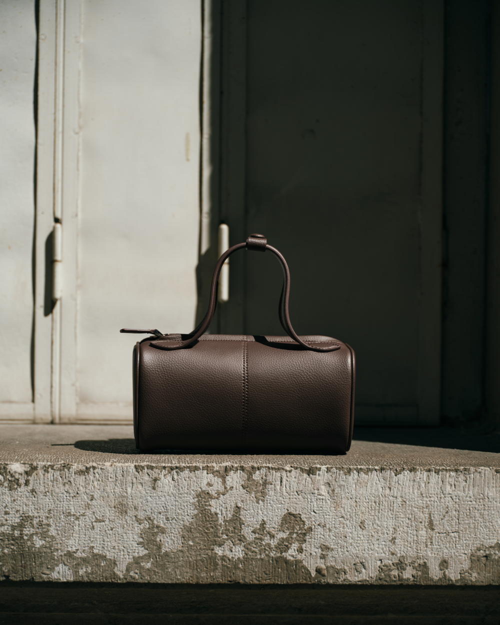 Jane bag in espresso - Paris campaign shoot 