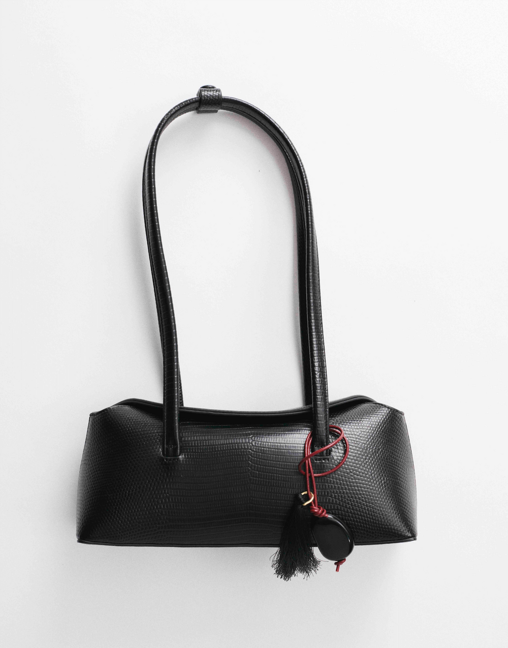 Mini Chrystie Bag Reptile Noir
