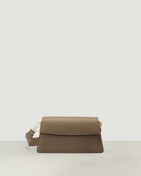 Mini Shoulder Bag Taupe – Freja New York