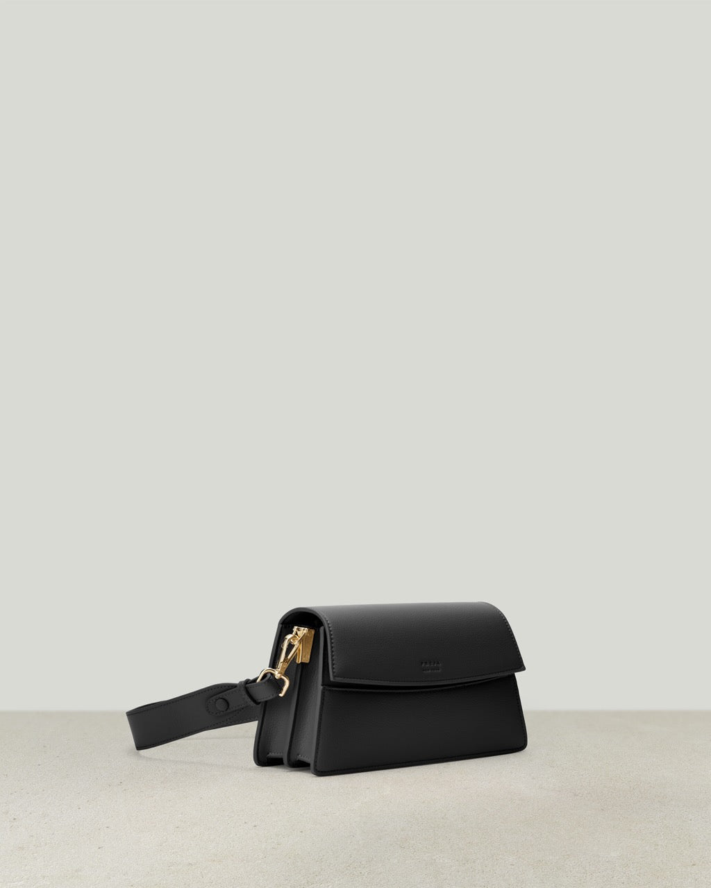 Black Mini Leather Shoulder Bag