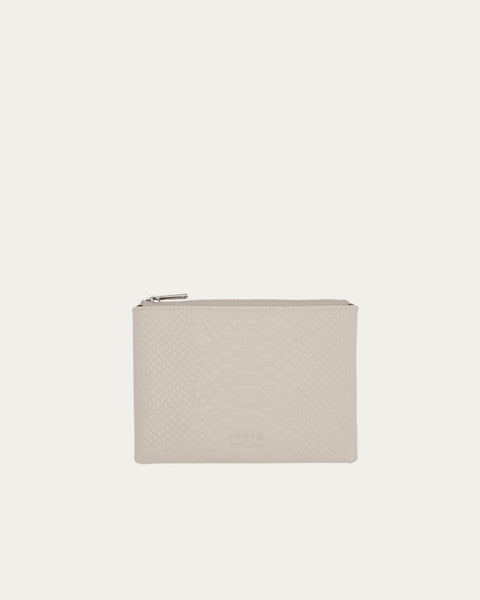 Zip Pouch 8 Oat Croc