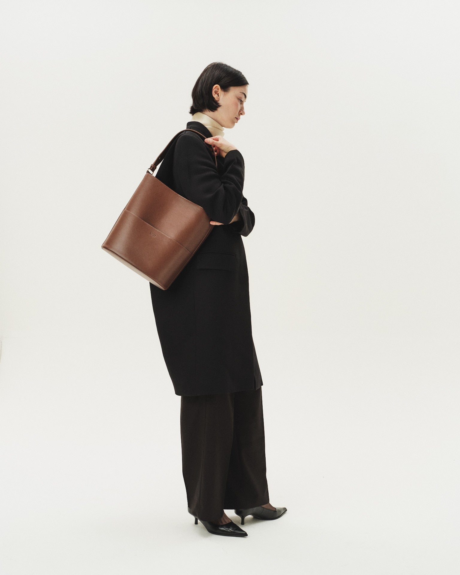 ヱチヤン Tall Tote Pecan