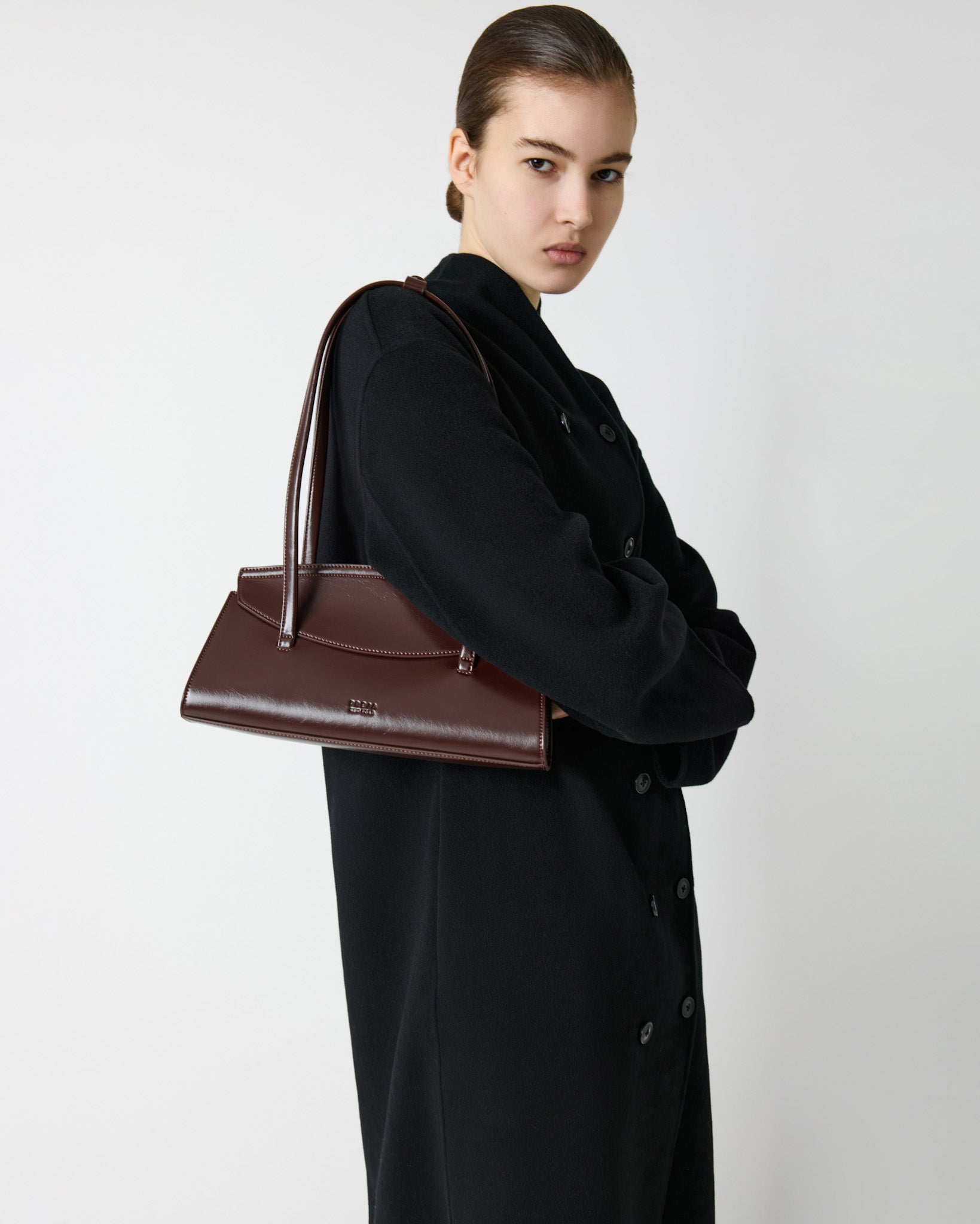 Caroline Bag Raisin Gloss