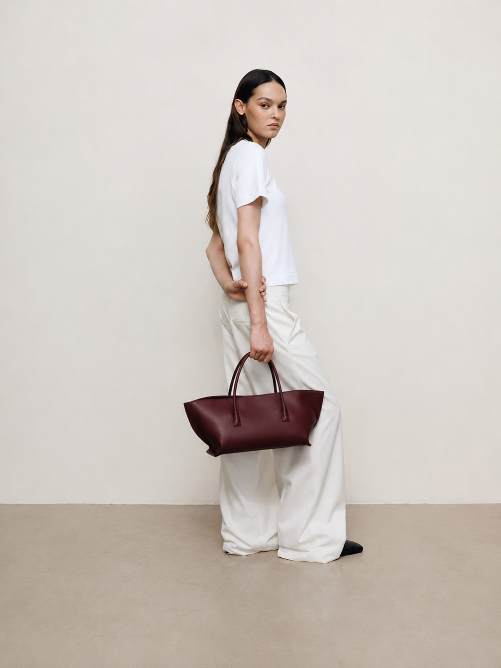 Greta Tote Burgundy