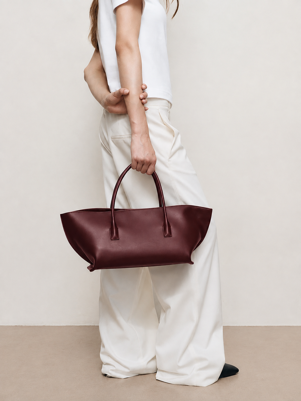 Greta Tote Burgundy