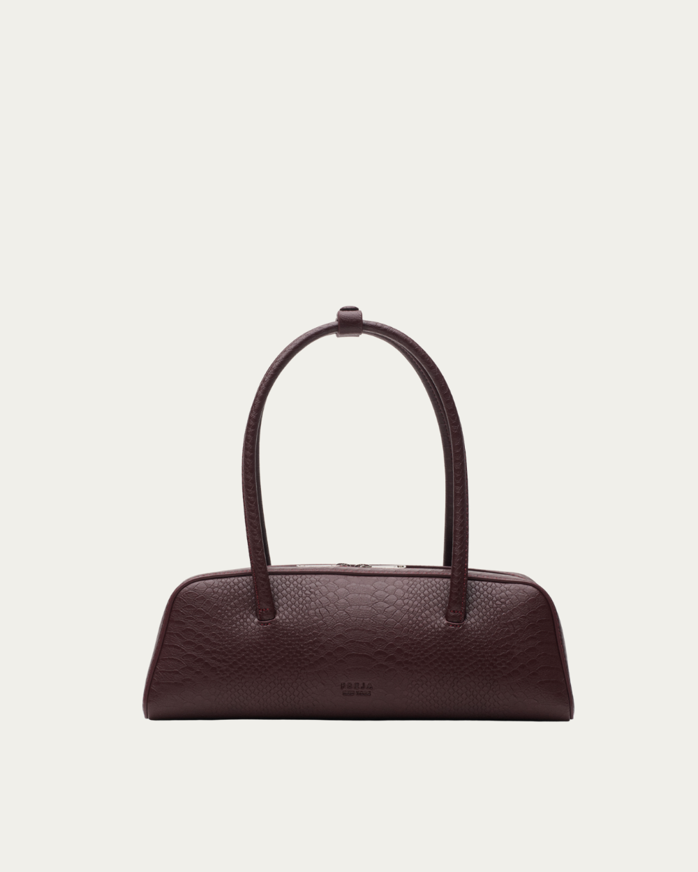 Aurate New York Mercer Bag Berry Croc