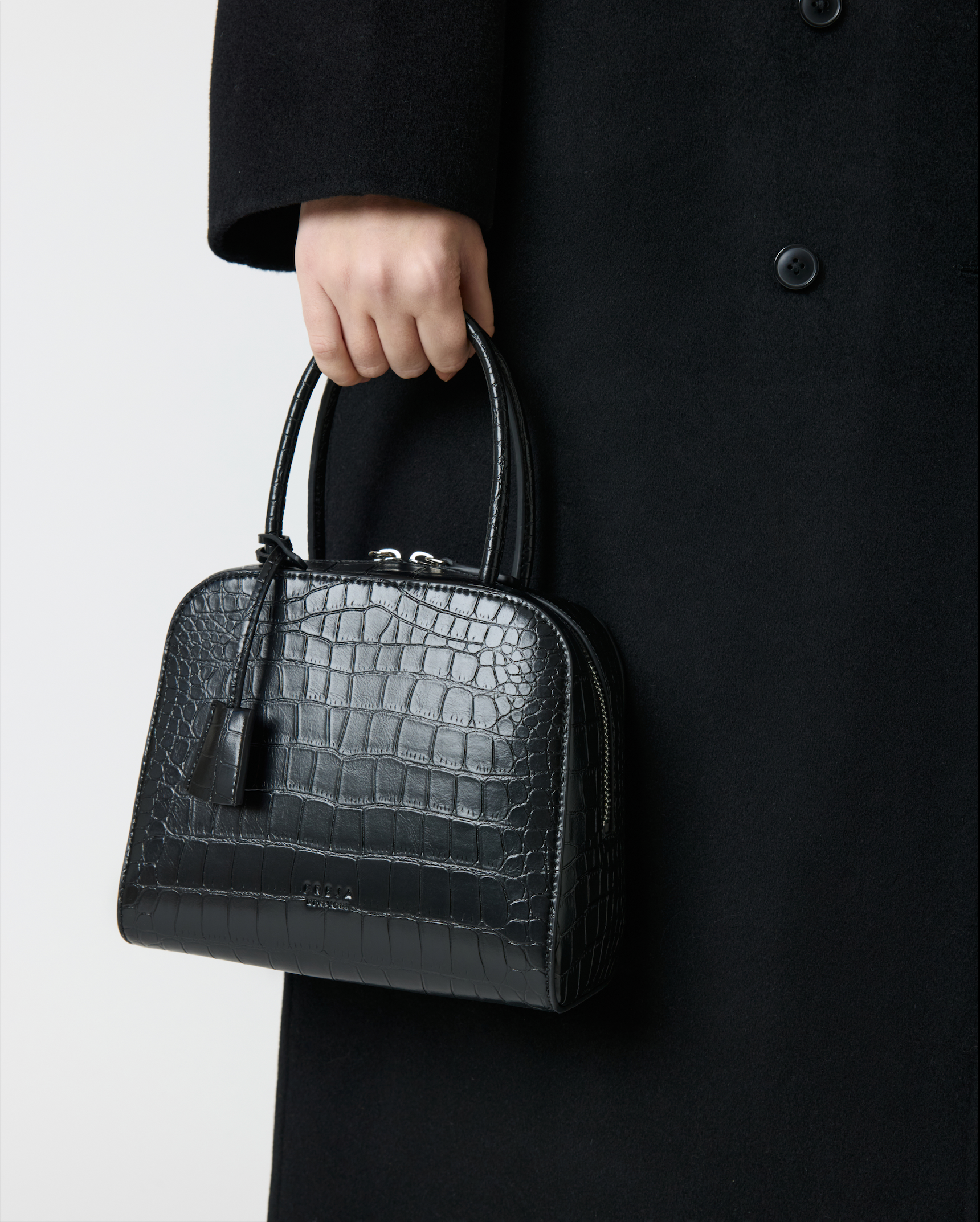 Miro Bag Black Croc