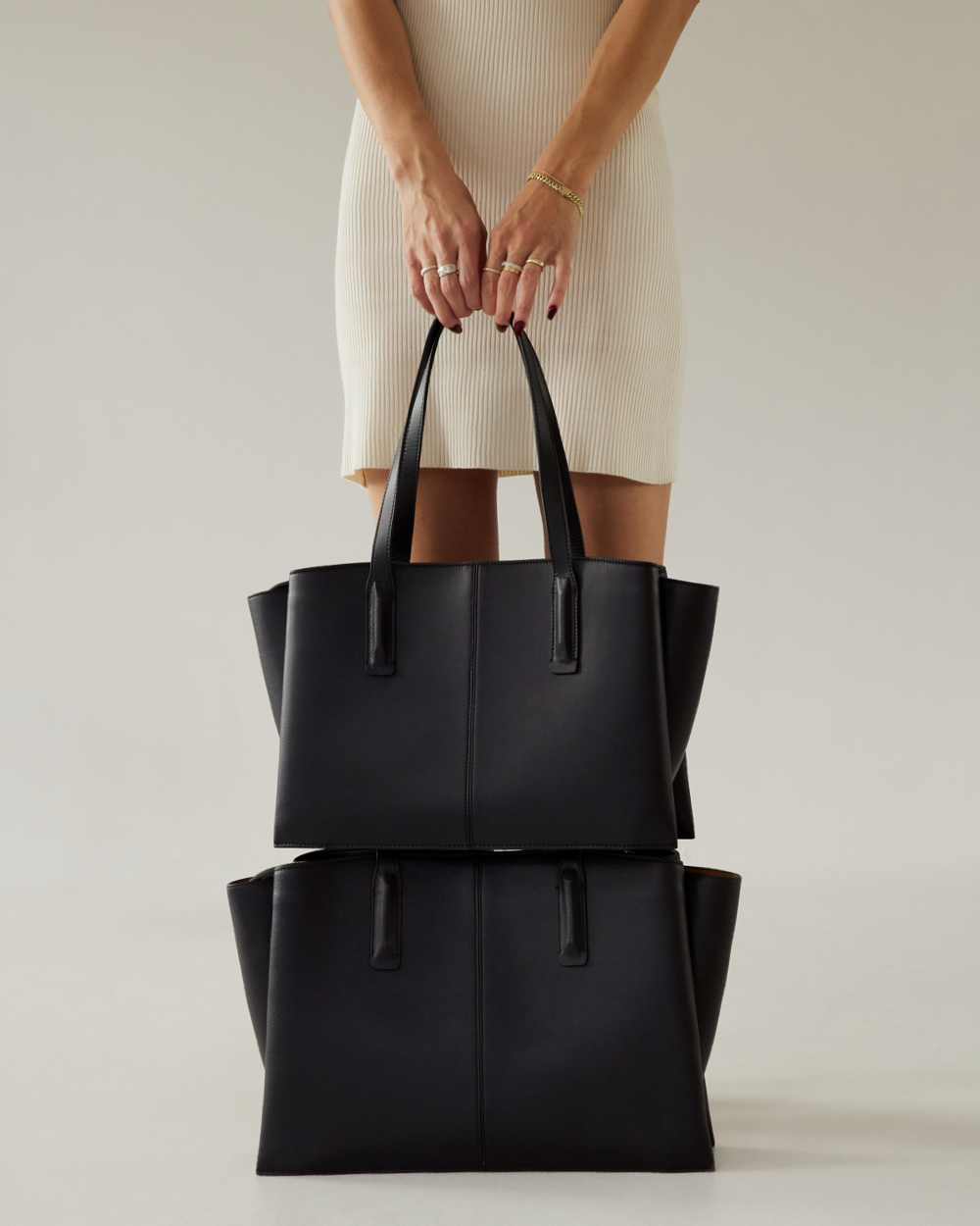 Handbag Vegan GREENWICH EDGE – BYMANYC ® New York Made in Italy