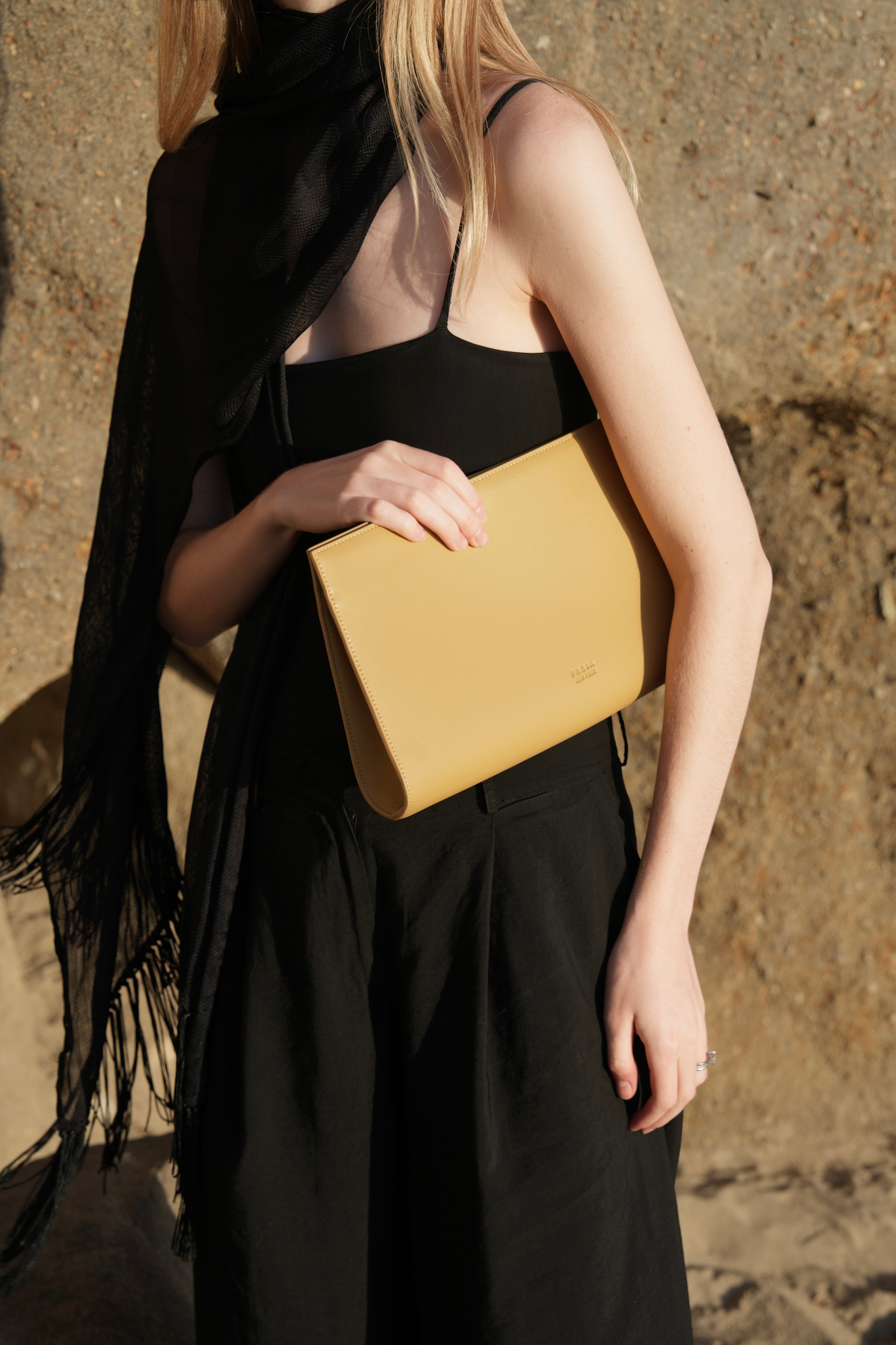 Slim Clutch Cashew