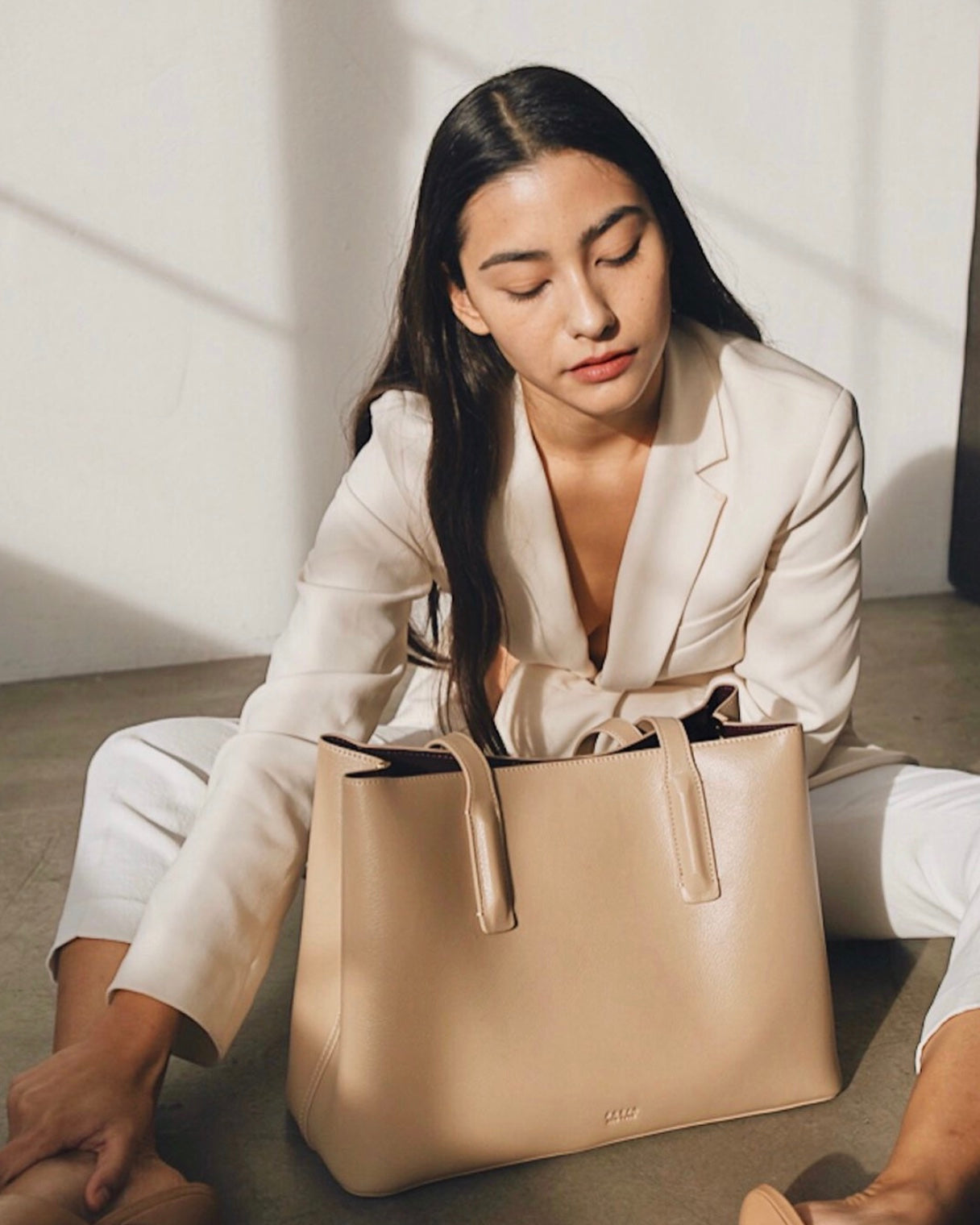 Paloma Tote Black - Luxury Vegan Work Bag – Freja New York