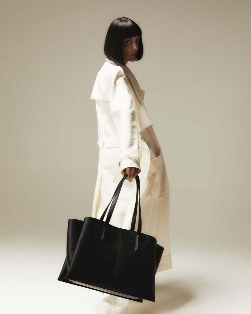 Designer Women's Leather Tote Handbag